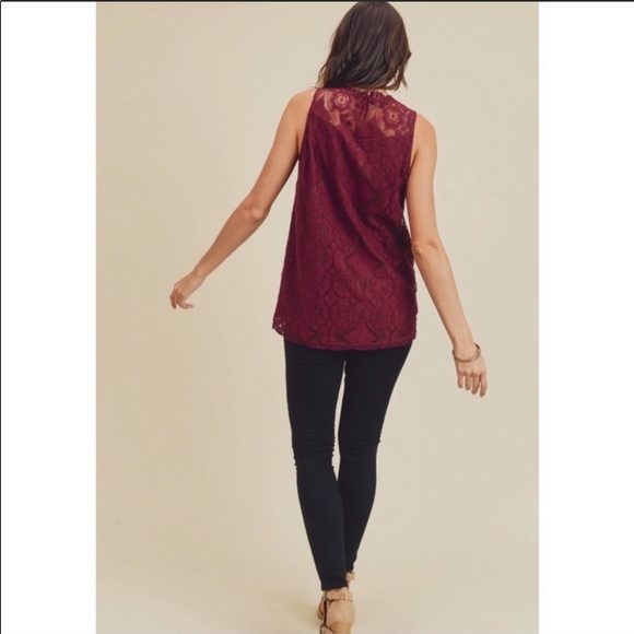 NWT Bohemian Black Crocheted Tunic Blouse: L 8/10 - Picture 4 of 4